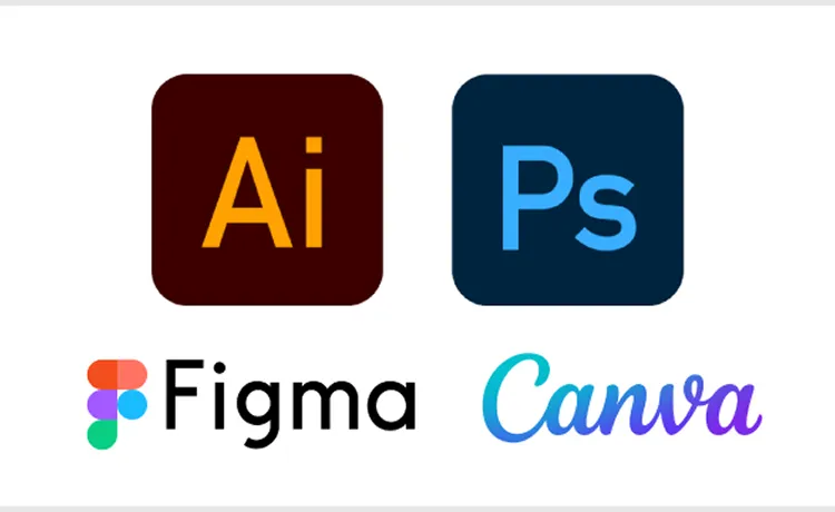 代表的なデザインツールのロゴ