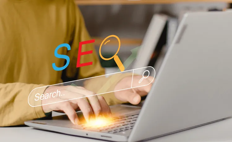 SEOに関連した操作をしている写真