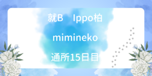 mimineko/通所15日目/千葉県柏市の IT・Web・デザイン 就労支援ippo